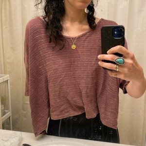 Brown hemp cloth shirt